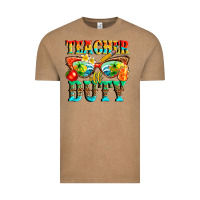 Vintage Coffee teacher off duty Vintage Tee - texasbilliewilder
