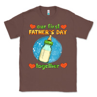 Chestnut our first father's day together and baby bottle Classic Tee - HRA Design Shop