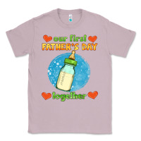 Lilac our first father's day together and baby bottle Classic Tee - HRA Design Shop