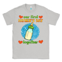 Moon Dust our first father's day together and baby bottle Classic Tee - HRA Design Shop