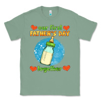 Sage our first father's day together and baby bottle Classic Tee - HRA Design Shop