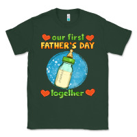 Sports Green our first father's day together and baby bottle Classic Tee - HRA Design Shop