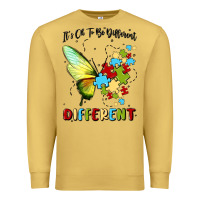 Antique Gold it's ok to be different Premium Sweatshirt - MaliasSmallBusiness