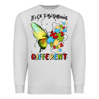 Dove Grey it's ok to be different Premium Sweatshirt - MaliasSmallBusiness