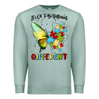 Seafoam it's ok to be different Premium Sweatshirt - MaliasSmallBusiness