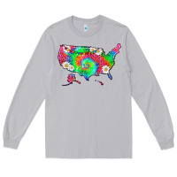 Moon Dust lgbtq america map Long Sleeve Tee - HRA Design Shop