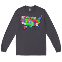 Smoke lgbtq america map Long Sleeve Tee - HRA Design Shop
