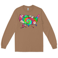 Toasted Coconut lgbtq america map Long Sleeve Tee - HRA Design Shop
