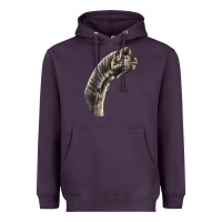 Plum brachiosaurus face Heavyweight Hoodie - LillyAllenDesigns