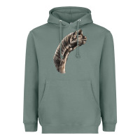 Sage brachiosaurus face Heavyweight Hoodie - LillyAllenDesigns
