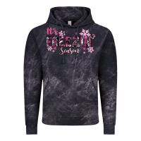 Cloud Black It's Freezin Season Pink Christmas Vintage Hoodie - RanaPortraitStore