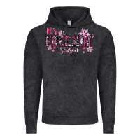 Vintage Black It's Freezin Season Pink Christmas Vintage Hoodie - RanaPortraitStore