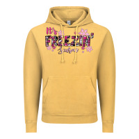 It's Freezin Season Pink Christmas Vintage Hoodie | Teevron