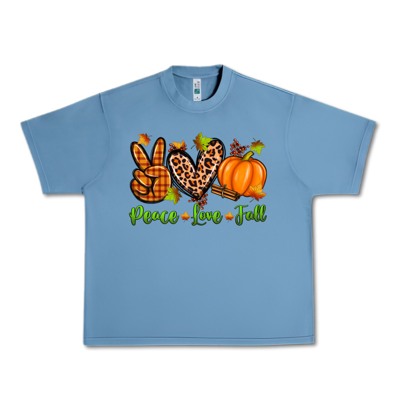 Peace Love Fall Urban Heavy Tee by Zillion Design Studio | Teevron