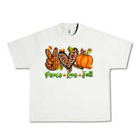 Pistachio peace love fall Urban Heavy Tee - Zillion Design Studio