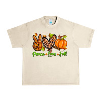 Sandshell peace love fall Urban Heavy Tee - Zillion Design Studio