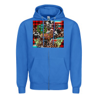 True Royal christmas reinder Zipper Hoodie - JahusDesignShop