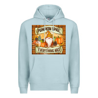 Blue Mist Pumpkin Spice Everything Nice Gnome Premium Hoodie - MaliasSmallBusiness