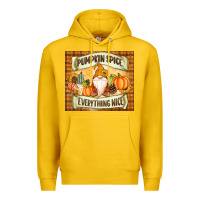 Lemon Pumpkin Spice Everything Nice Gnome Premium Hoodie - MaliasSmallBusiness