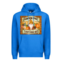 True Royal Pumpkin Spice Everything Nice Gnome Premium Hoodie - MaliasSmallBusiness