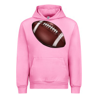 Fuchsia Pink football Urban Hoodie - BarkalooDesign
