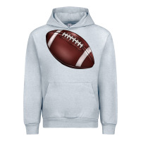 Heather Grey football Urban Hoodie - BarkalooDesign
