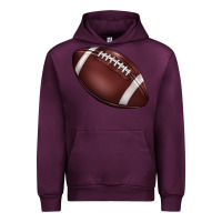 Mauve Wine football Urban Hoodie - BarkalooDesign