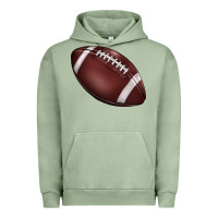 Pigment Oil Green football Urban Hoodie - BarkalooDesign