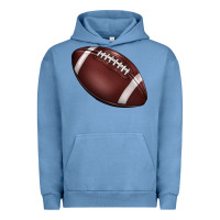 Pigment Pebble Blue football Urban Hoodie - BarkalooDesign