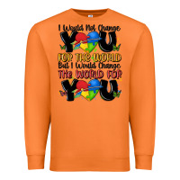 Carrot ı would not change you autism Premium Sweatshirt - MaliasSmallBusiness