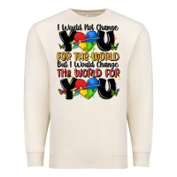 Sandshell ı would not change you autism Premium Sweatshirt - MaliasSmallBusiness