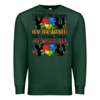 Sports Green ı would not change you autism Premium Sweatshirt - MaliasSmallBusiness