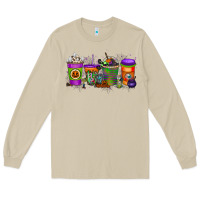 Mushroom Halloween Coffee Drink Long Sleeve Tee - RacoonDesign