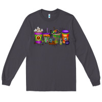 Smoke Halloween Coffee Drink Long Sleeve Tee - RacoonDesign