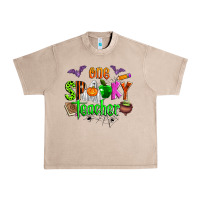 French Oak one spooky teacher Urban Heavy Tee - Zillion Design Studio