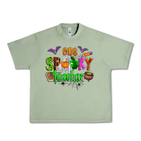 Oil Green one spooky teacher Urban Heavy Tee - Zillion Design Studio