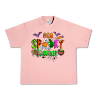 Salmon one spooky teacher Urban Heavy Tee - Zillion Design Studio