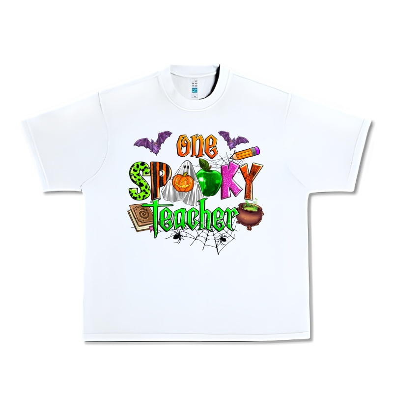 One Spooky Teacher Urban Heavy Tee by Zillion Design Studio | Teevron