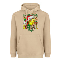 Mushroom Santa's Favorite Softball player Heavyweight Hoodie - NancyCooperArtShop