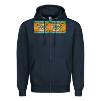 Navy Blessed mama Zipper Hoodie - Artiststas