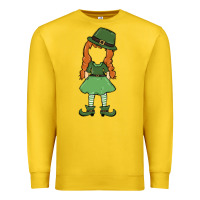 Lemon leprechaun girl faceless Premium Sweatshirt - MaliasSmallBusiness