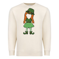 Sandshell leprechaun girl faceless Premium Sweatshirt - MaliasSmallBusiness