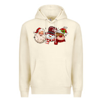 Sandshell santa snowman reindeer Premium Hoodie - MaliasSmallBusiness