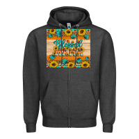 Charcoal Heather Blessed mama Zipper Hoodie - Artiststas