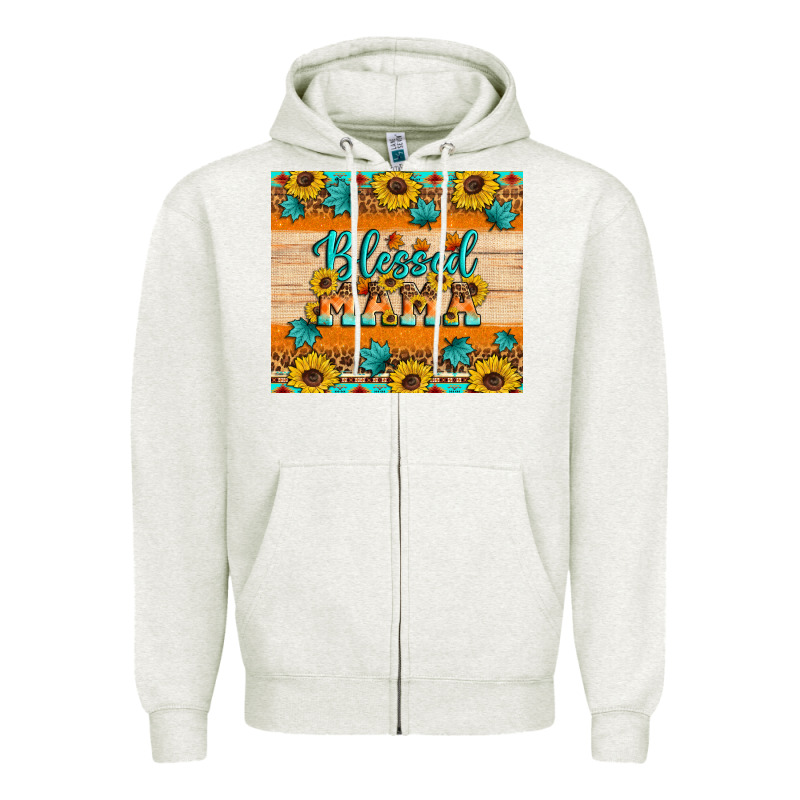 Blessed Mama Zipper Hoodie by Artiststas | Teevron