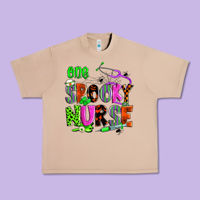 One Spooky Nurse Urban Heavy Tee Designed By Zillion Design Studio