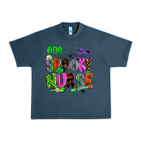 Midnight Navy one spooky nurse Urban Heavy Tee - Zillion Design Studio
