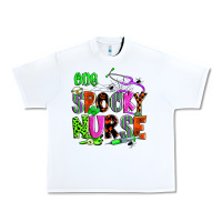 White one spooky nurse Urban Heavy Tee - Zillion Design Studio
