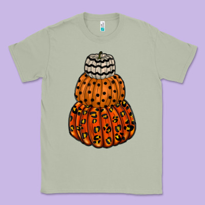 Pumpkin Halloween Classic Tee Designed By Racoondesign