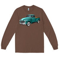 Chestnut western truck left 34 view Long Sleeve Tee - FaDigitalArtStudio